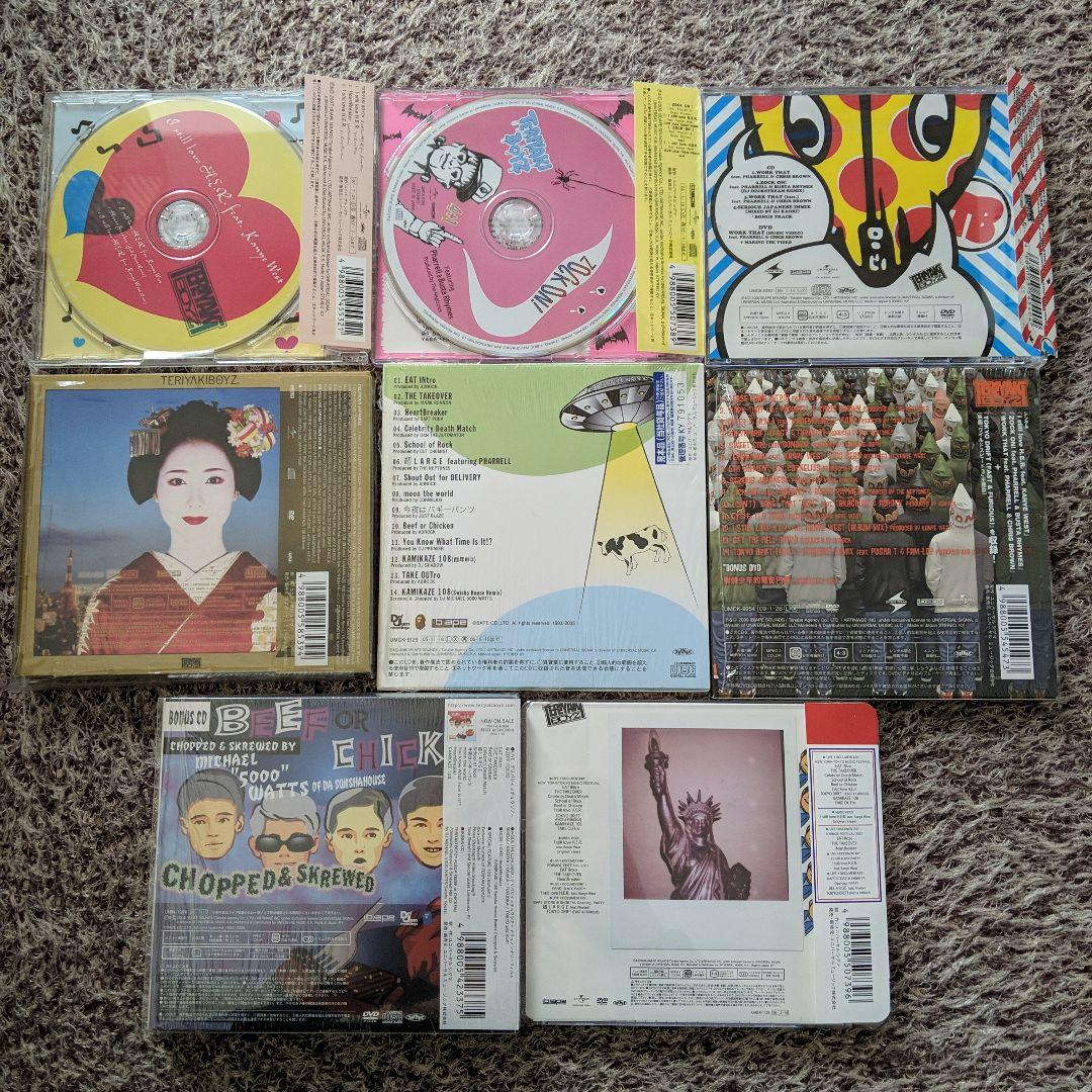 ★TERIYAKI BOYZ テリヤキボーイズ CD,DVD 8枚 おまけ付★