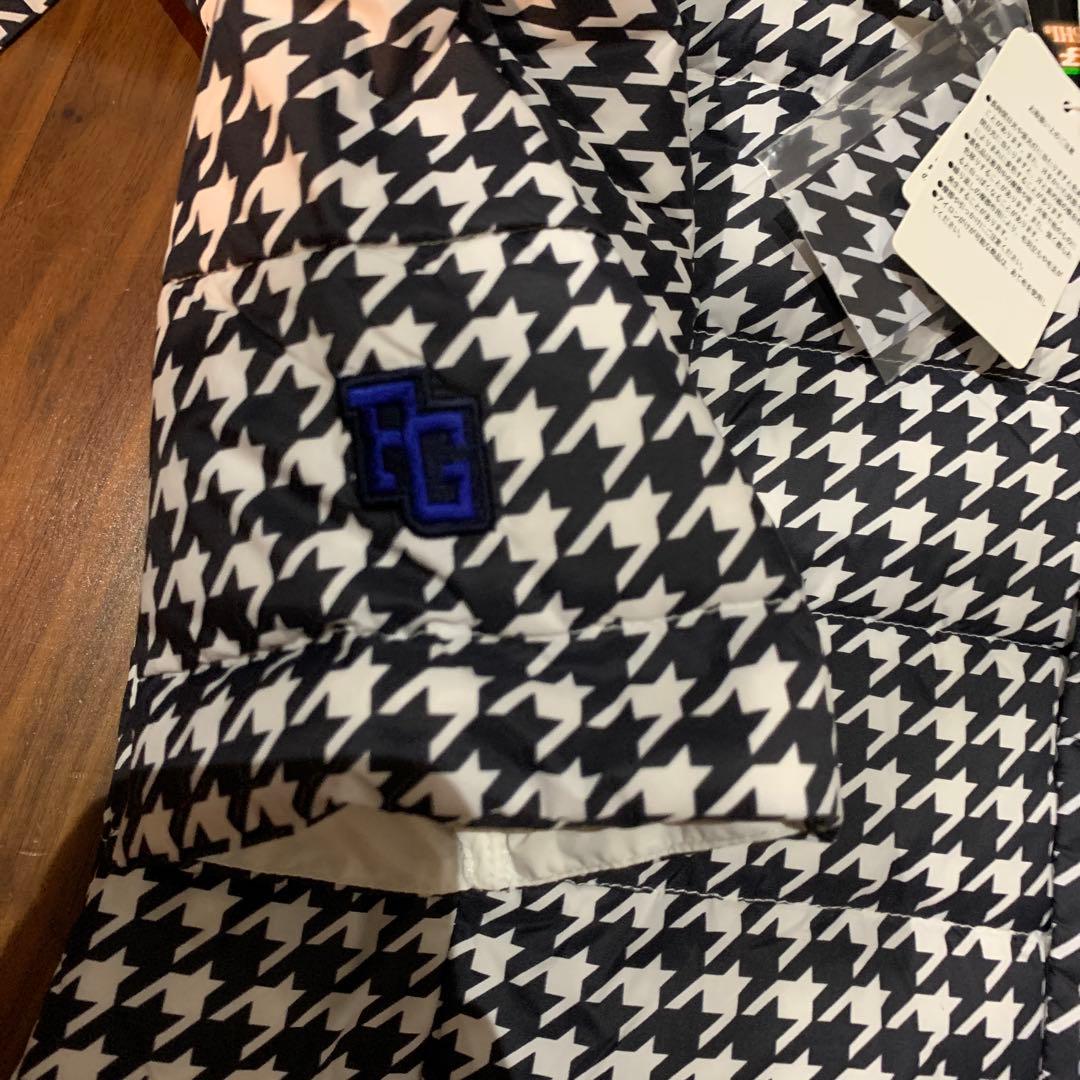 パーリーゲイツ　メンズゴルフウェア　ライトダウンジャケット　千鳥格子　5