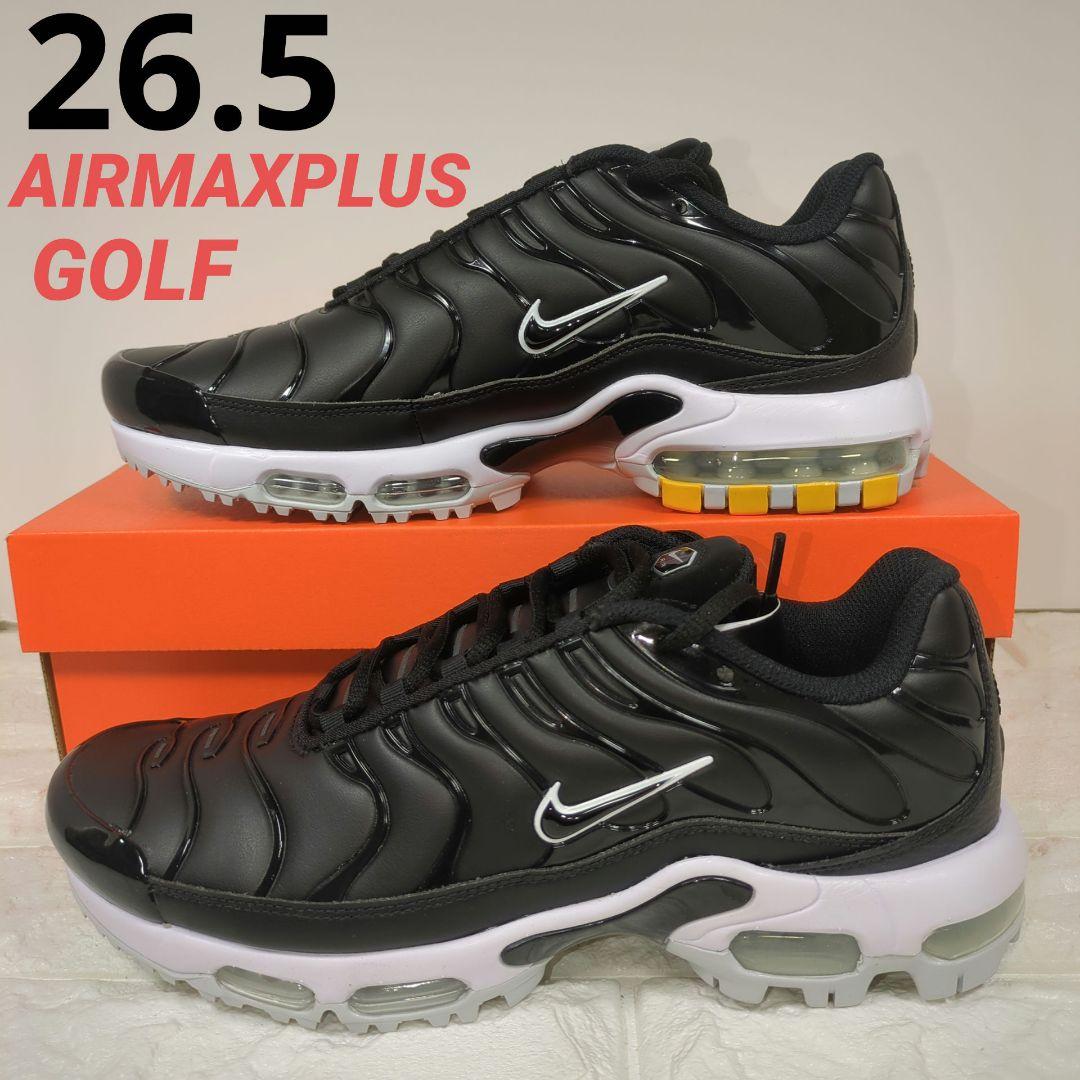 26.5 NIKE AIRMAX PLUS G ナイキ ゴルフシューズ