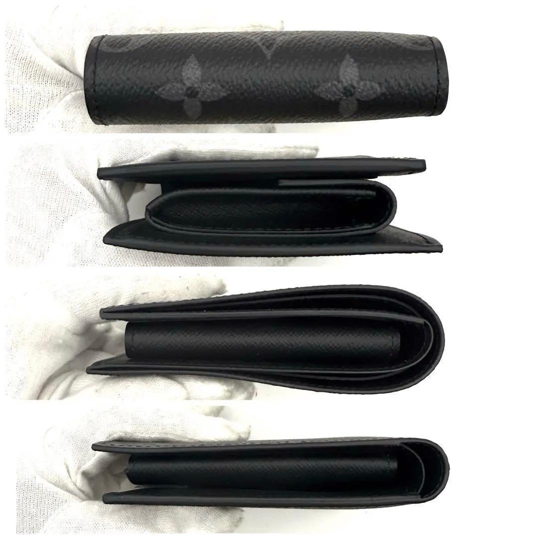 【新品未使用】ルイヴィトン モノグラム エクリプス マルコNM 二つ折り財布