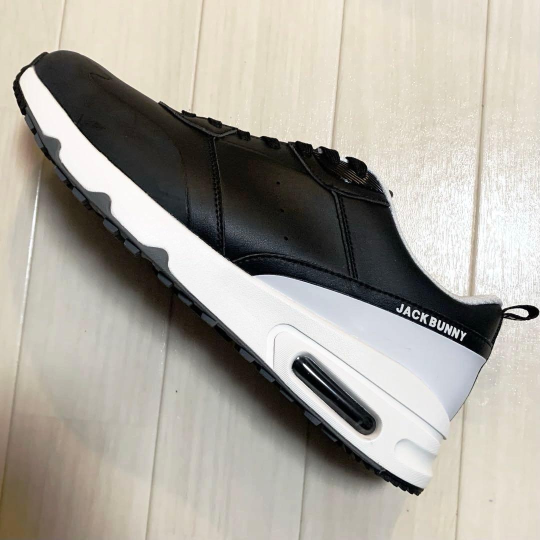 新品■22,000円【ジャックバニー 】スパイクレス　ゴルフシューズ　27 黒