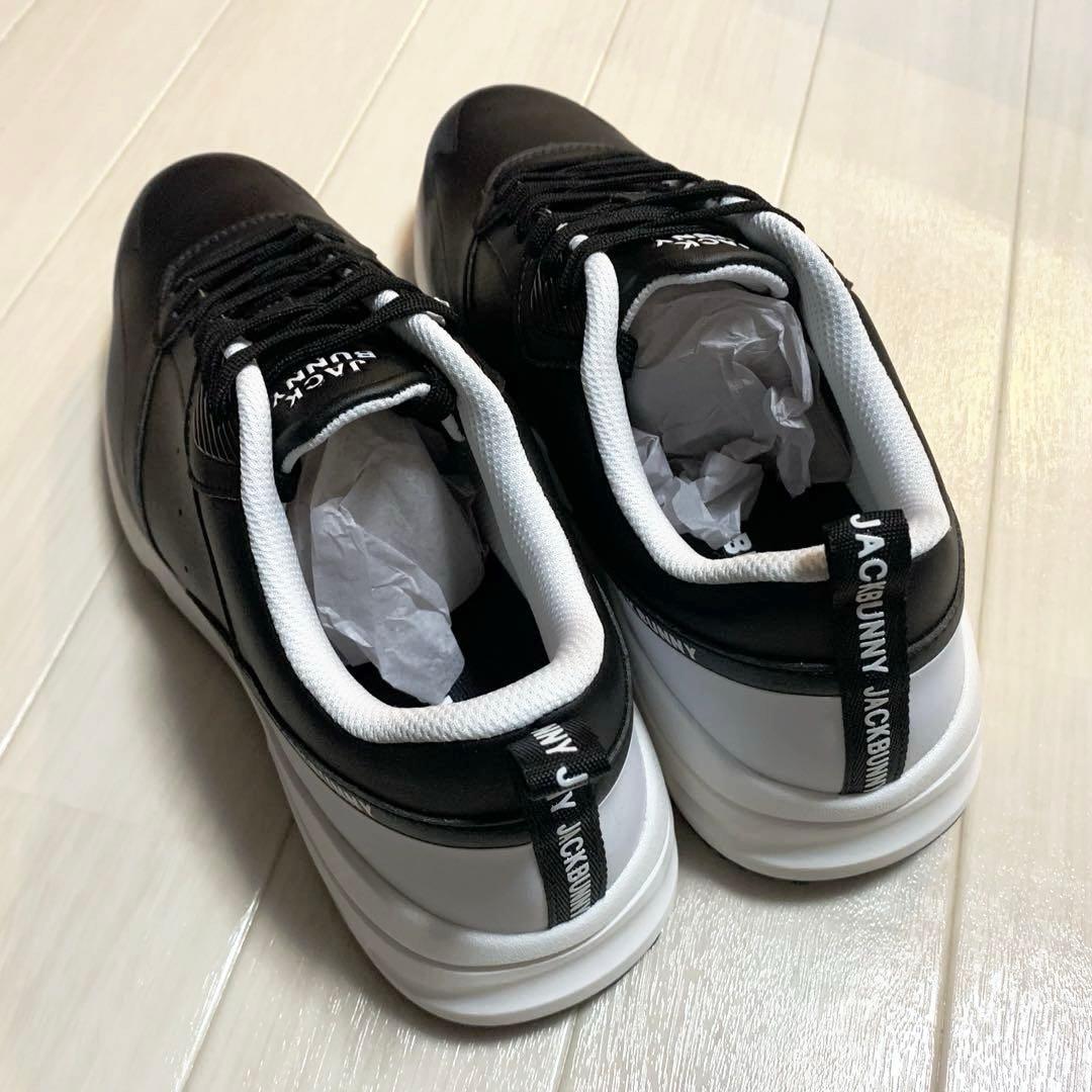 新品■22,000円【ジャックバニー 】スパイクレス　ゴルフシューズ　27 黒