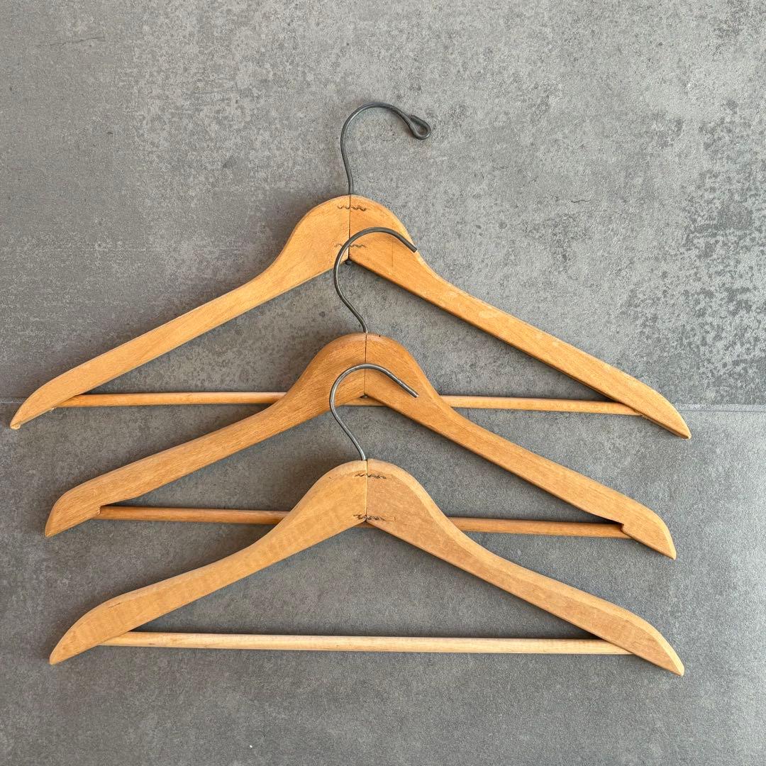 ビンテージ ウッド ハンガー 木製 アメリカ アンティーク