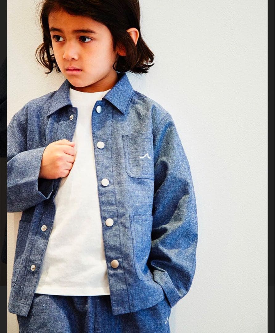 ronherman☆キッズ☆シャンブレー☆デニム☆セットアップ☆120
