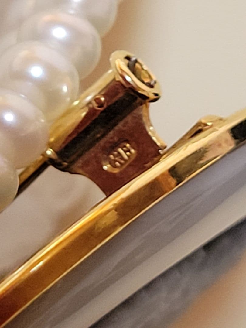 ★カメオ ブローチ ペンダント★ヘッド 2WAY K18刻印