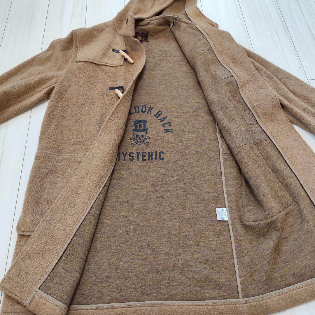 希少 ヒステリックグラマー SKULL 13pt アルパカモヘア ダッフルコート