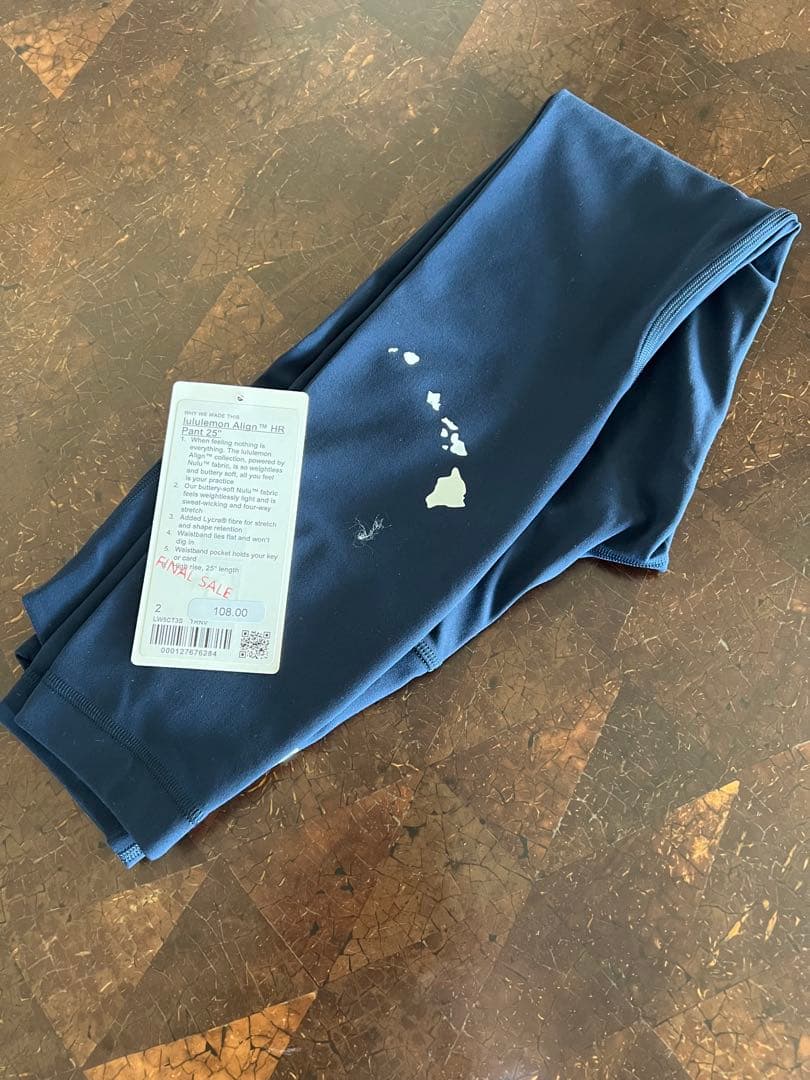 lululemon レギンス　ネイビー サイズ2 ハワイ限定　新品未使用