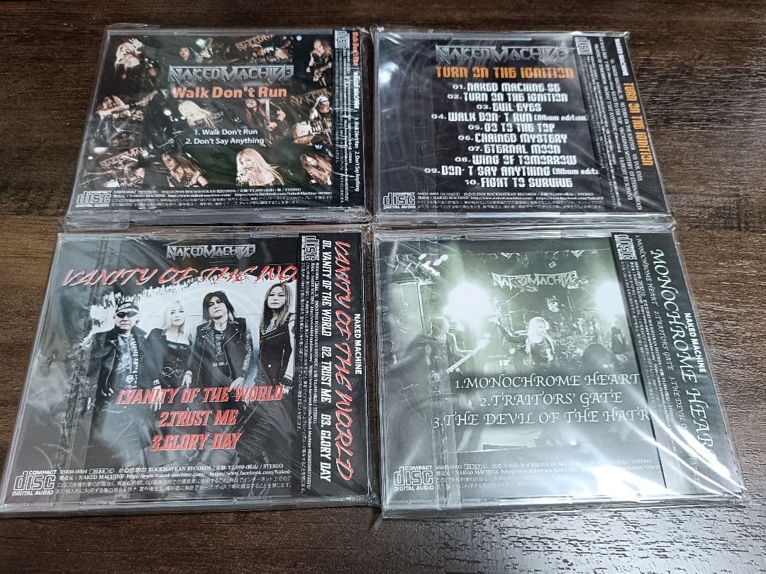 NAKED MACHINE CD4枚 直筆サイン入りポストカード付き