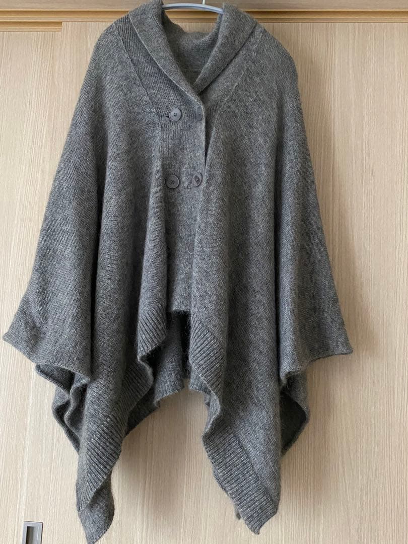 マルタンマルジェラ Maison Martin Margielaグレー ポンチョ