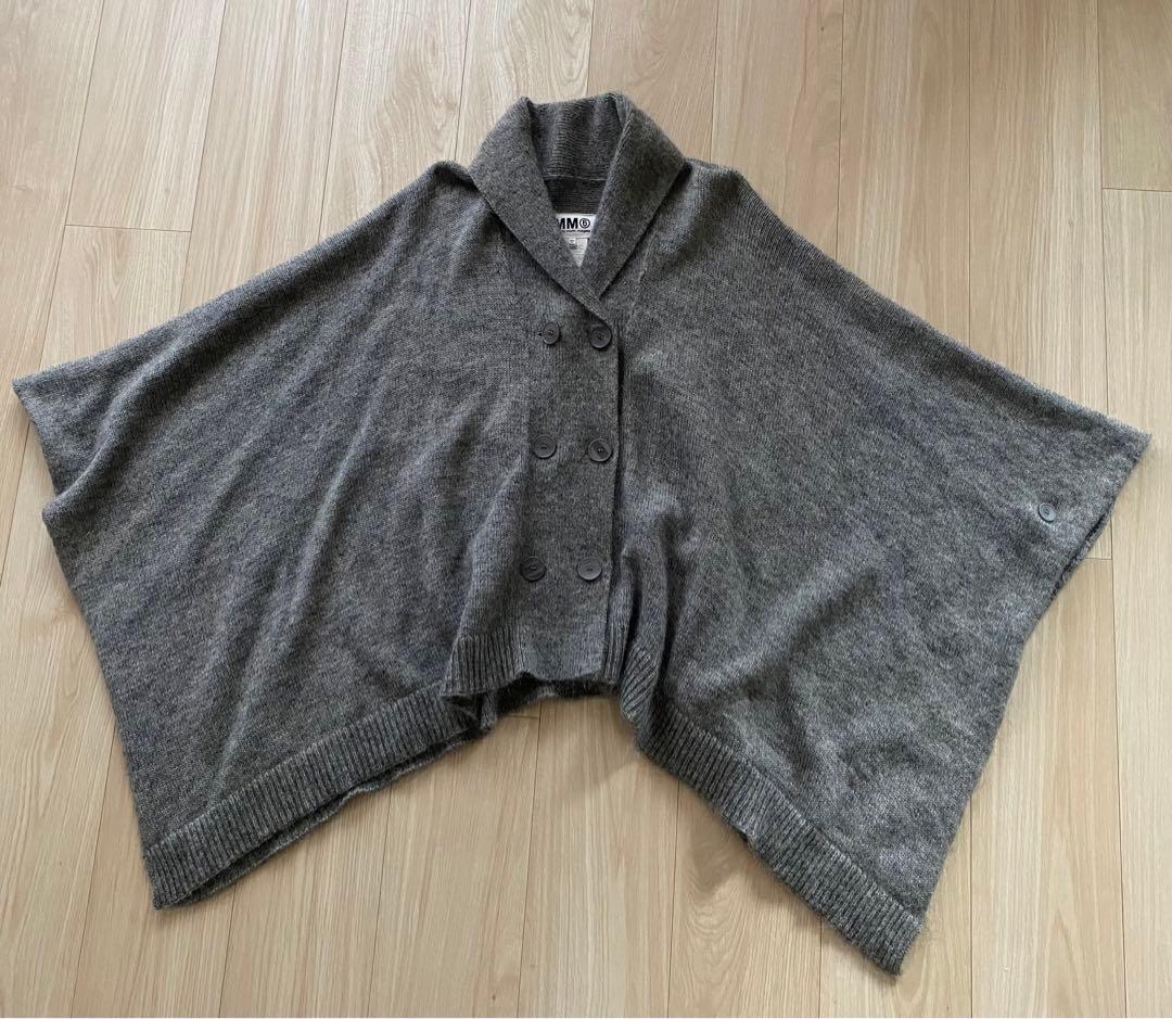 マルタンマルジェラ Maison Martin Margielaグレー ポンチョ