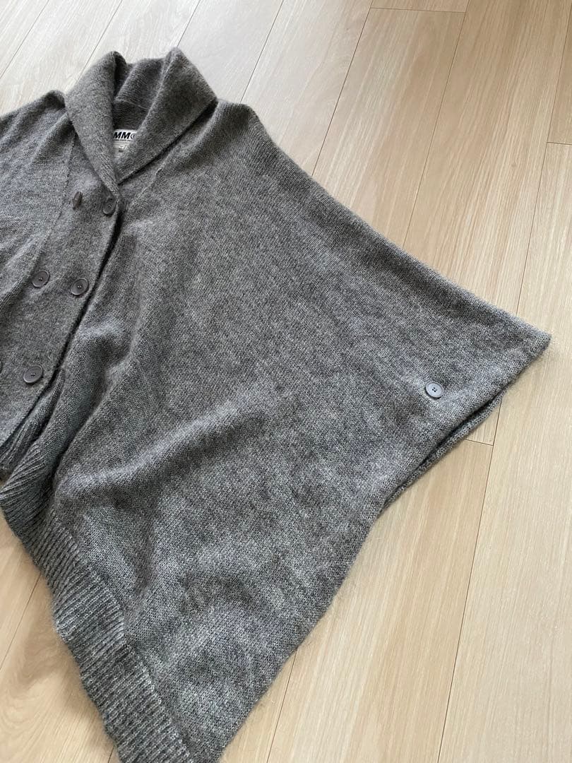 マルタンマルジェラ Maison Martin Margielaグレー ポンチョ