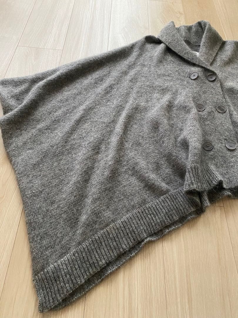 マルタンマルジェラ Maison Martin Margielaグレー ポンチョ