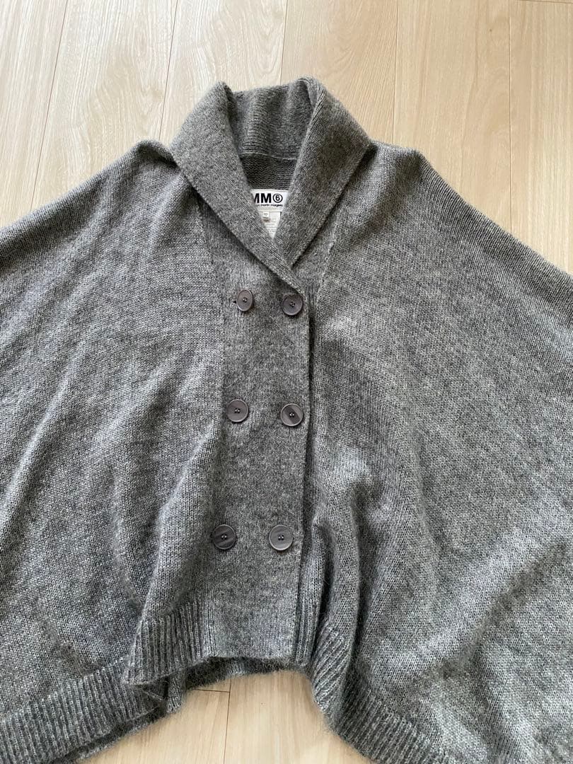 マルタンマルジェラ Maison Martin Margielaグレー ポンチョ