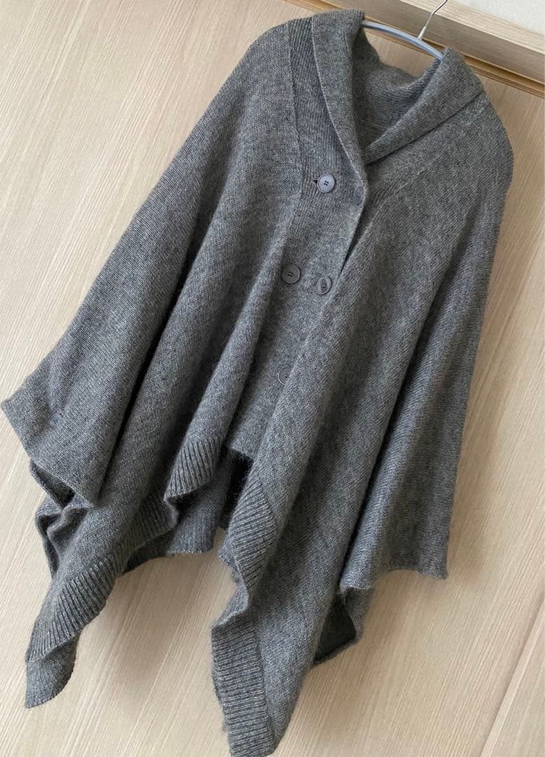 マルタンマルジェラ Maison Martin Margielaグレー ポンチョ