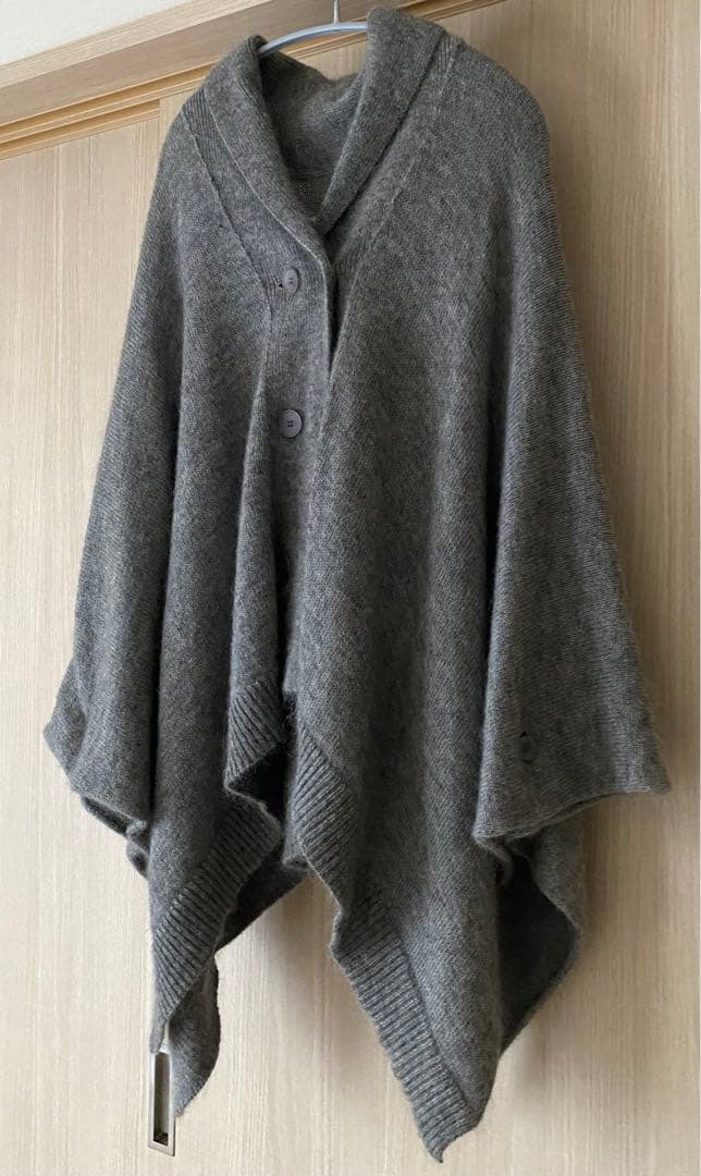 マルタンマルジェラ Maison Martin Margielaグレー ポンチョ