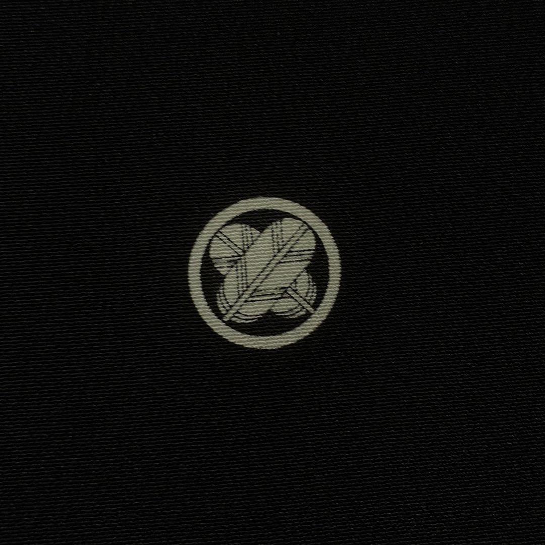 D204 黒留袖　螺鈿細工　鳳凰　華文　正絹　着物　袷　未使用極美品