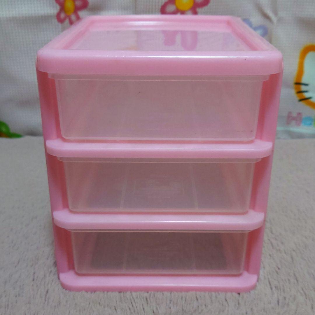 サンリオ ハローキティ カオハナ さくらんぼ 3段チェスト 当時物 1998年製