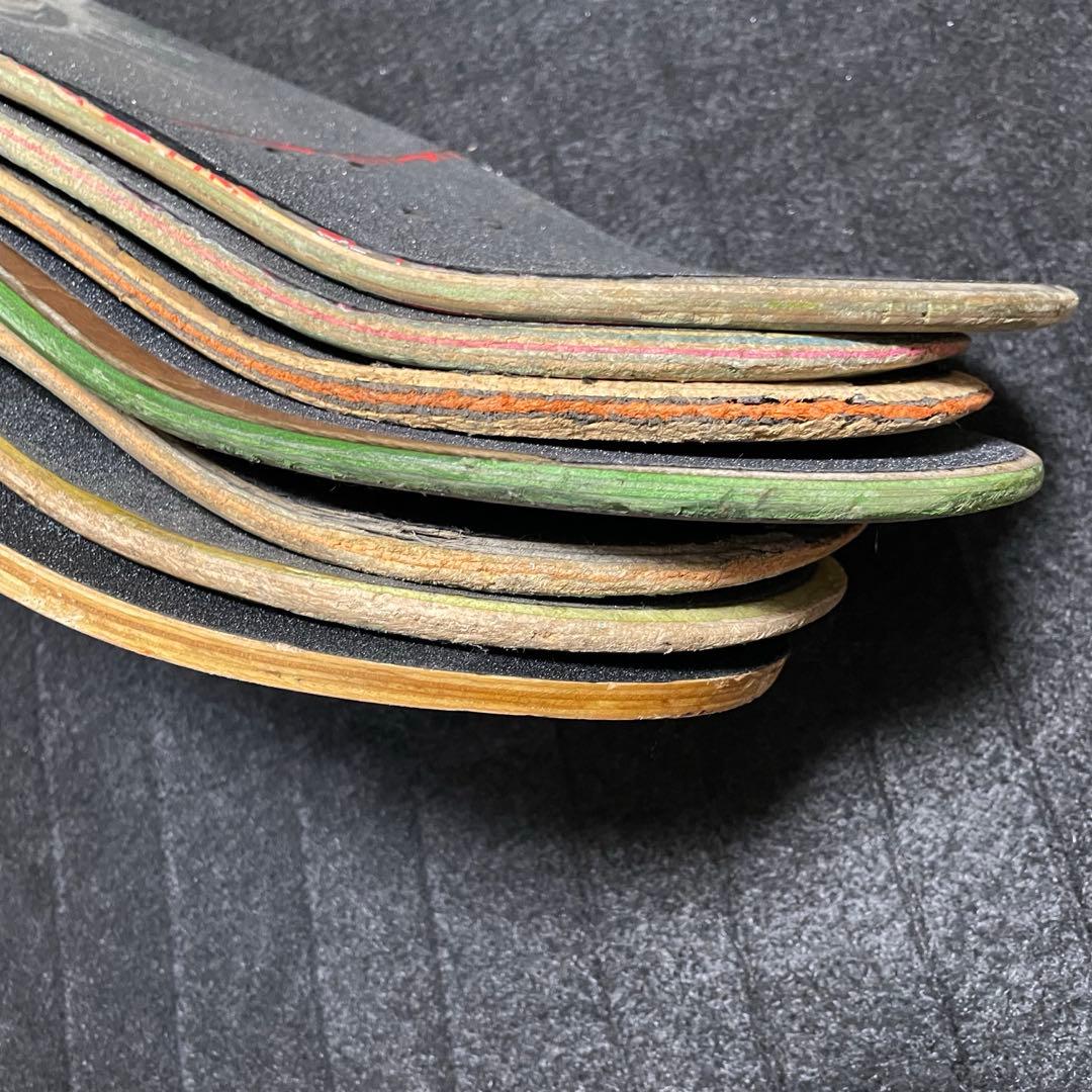 廃デッキ　スケボーデッキ　DIY まとめ売り　スケートボードデッキ　15枚