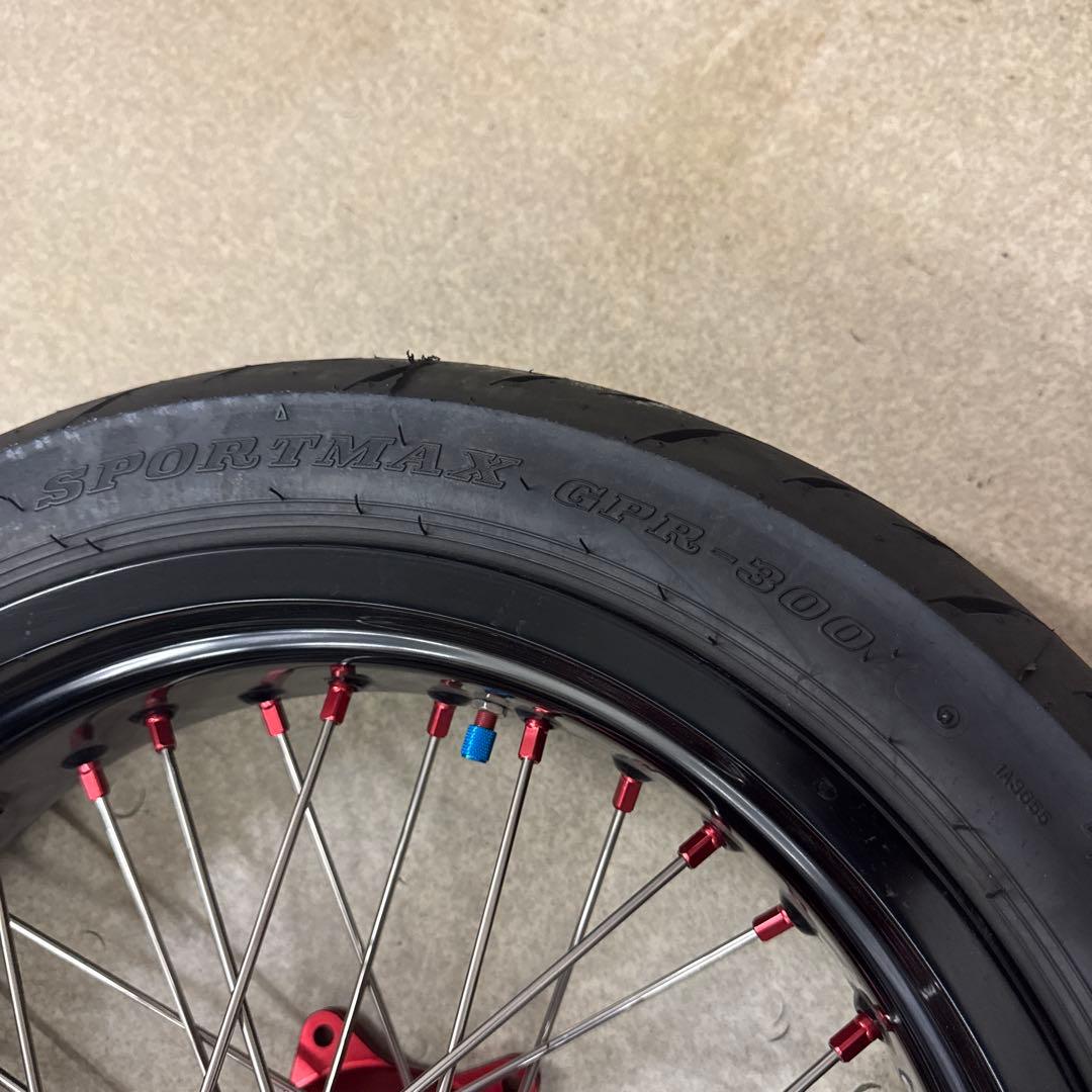 【リア】AR1モタードホイールキット (ステンレススポーク) トレール