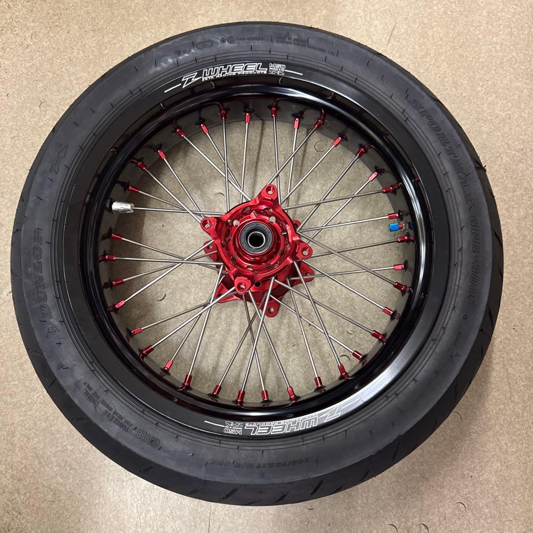 【リア】AR1モタードホイールキット (ステンレススポーク) トレール