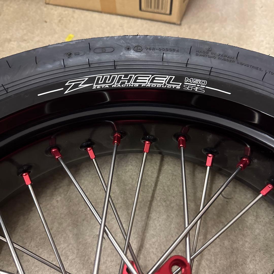 【リア】AR1モタードホイールキット (ステンレススポーク) トレール