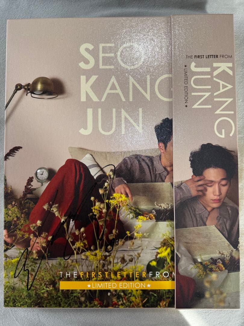 【値下げ】直筆サインあり　ソ・ガンジュンDVD 写真集　ファーストレター