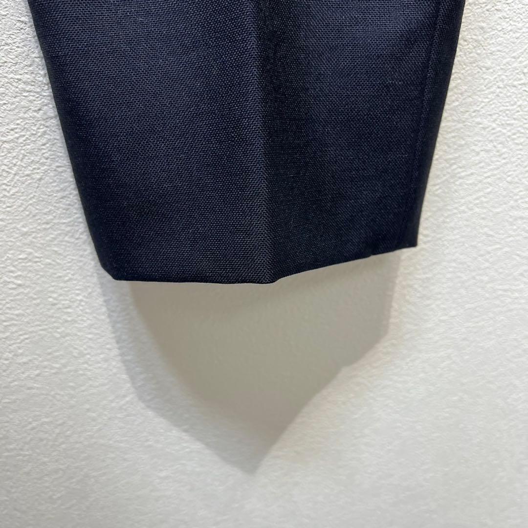 希少 美品 VALENTINO ウール モヘヤ タック スラックス パンツ 44