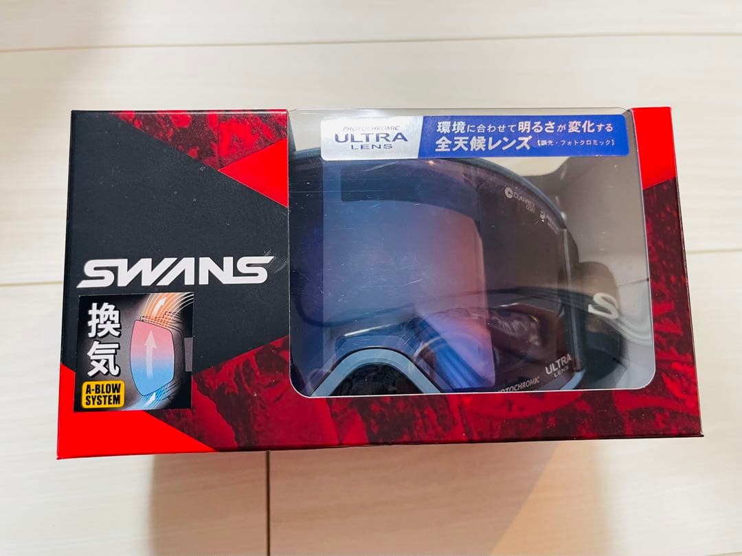 【ほぼ新品】スワンズ SWANS OUTBACK DICE BANK ゴーグル