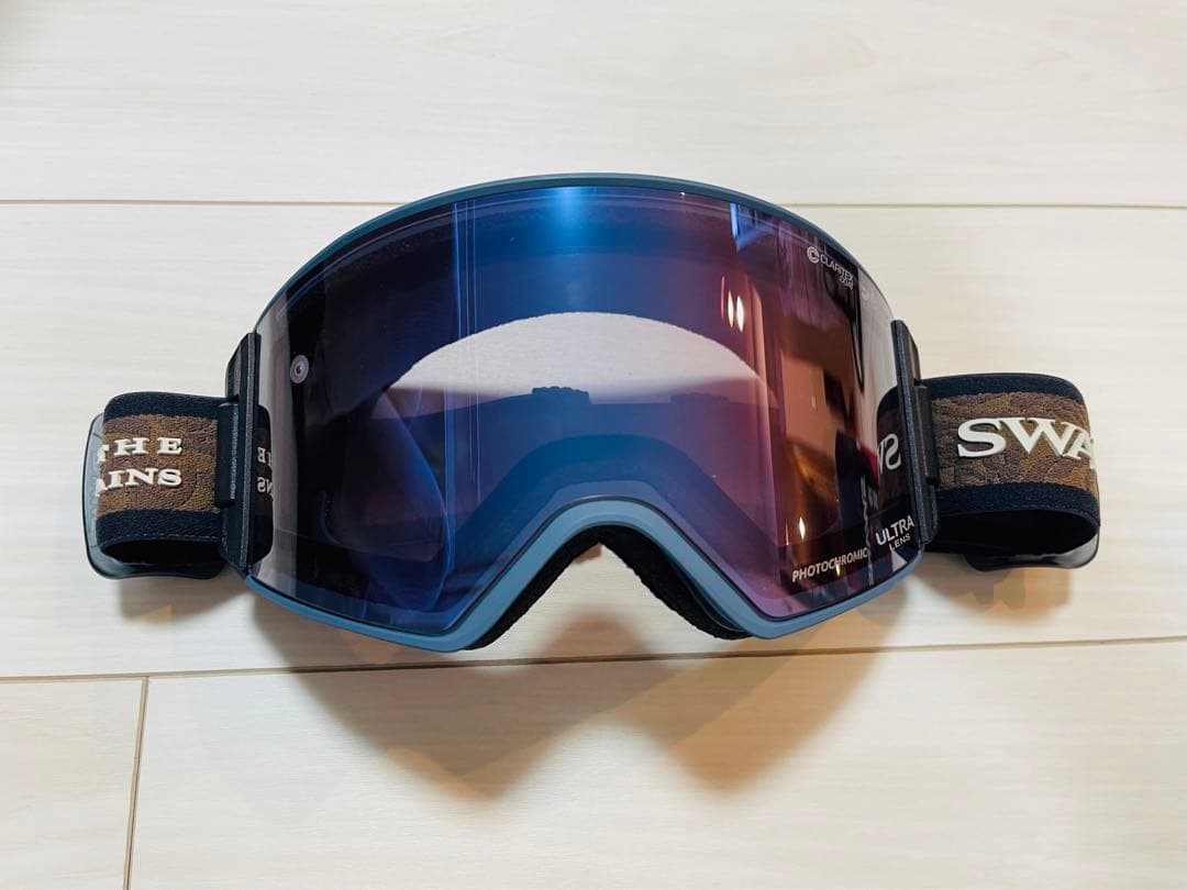 【ほぼ新品】スワンズ SWANS OUTBACK DICE BANK ゴーグル