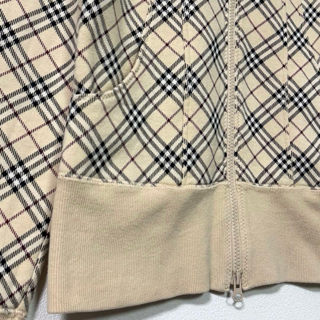 美品　BURBERRY バーバリー ブルーレーベル ジップアップ スウェット