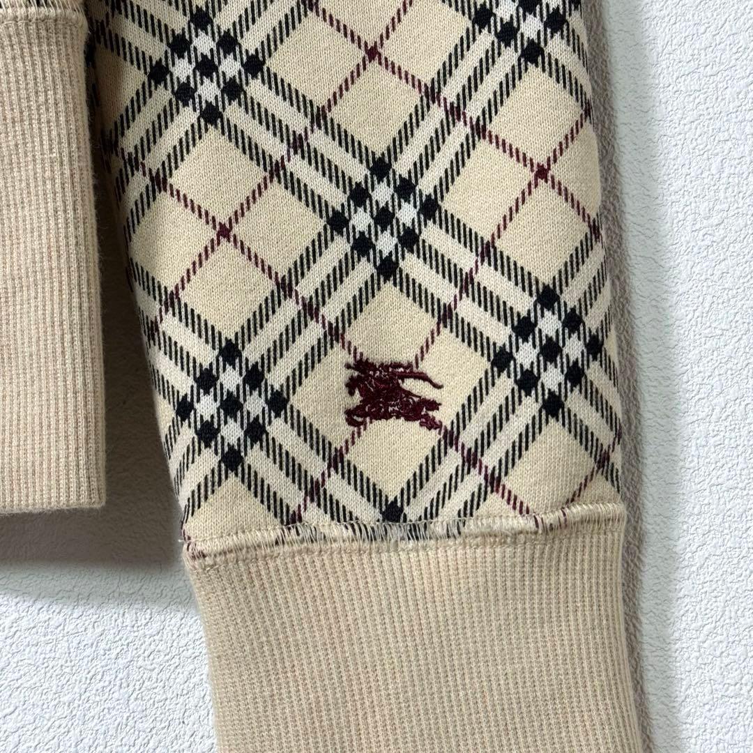 美品　BURBERRY バーバリー ブルーレーベル ジップアップ スウェット