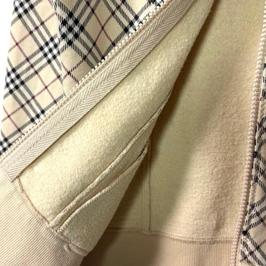 美品　BURBERRY バーバリー ブルーレーベル ジップアップ スウェット