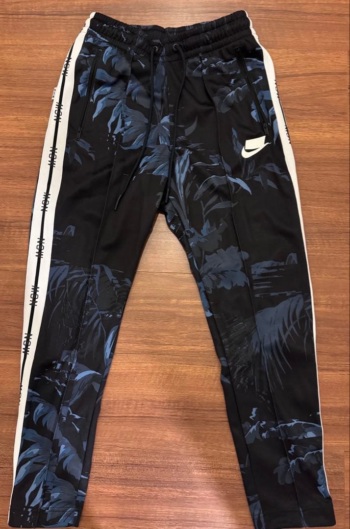 NIKE ナイキ　フローラル　花柄　ブルー ジャージ　セットアップ　上下　M S