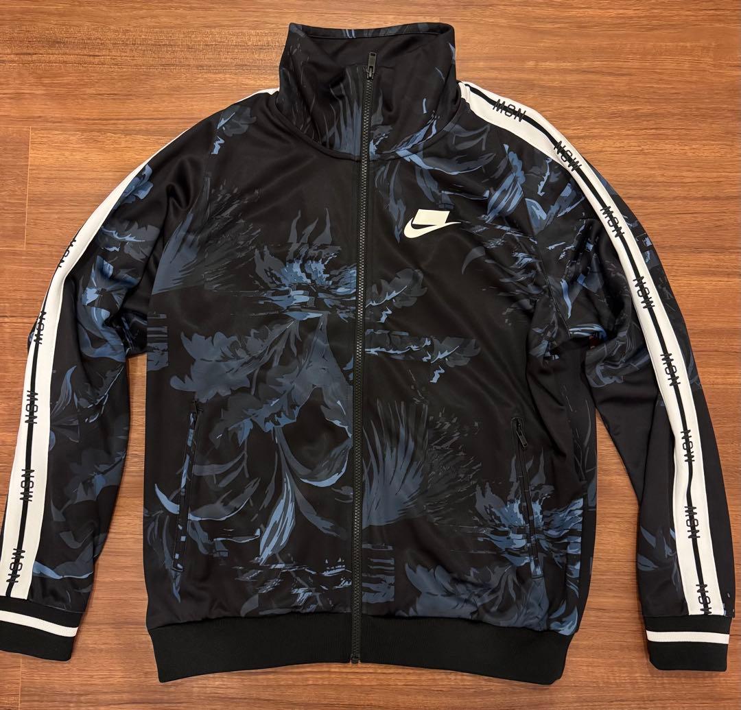 NIKE ナイキ　フローラル　花柄　ブルー ジャージ　セットアップ　上下　M S