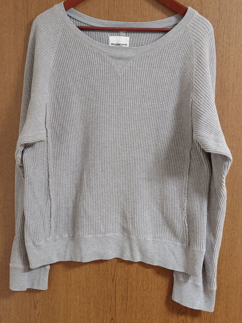 タカヒロミヤシタザソロイスト 17aw オーバーサイズ サーマル ワッフル 48