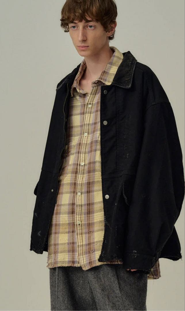 25AW ANCELLM MOLESKIN WORK JACKET サイズ1