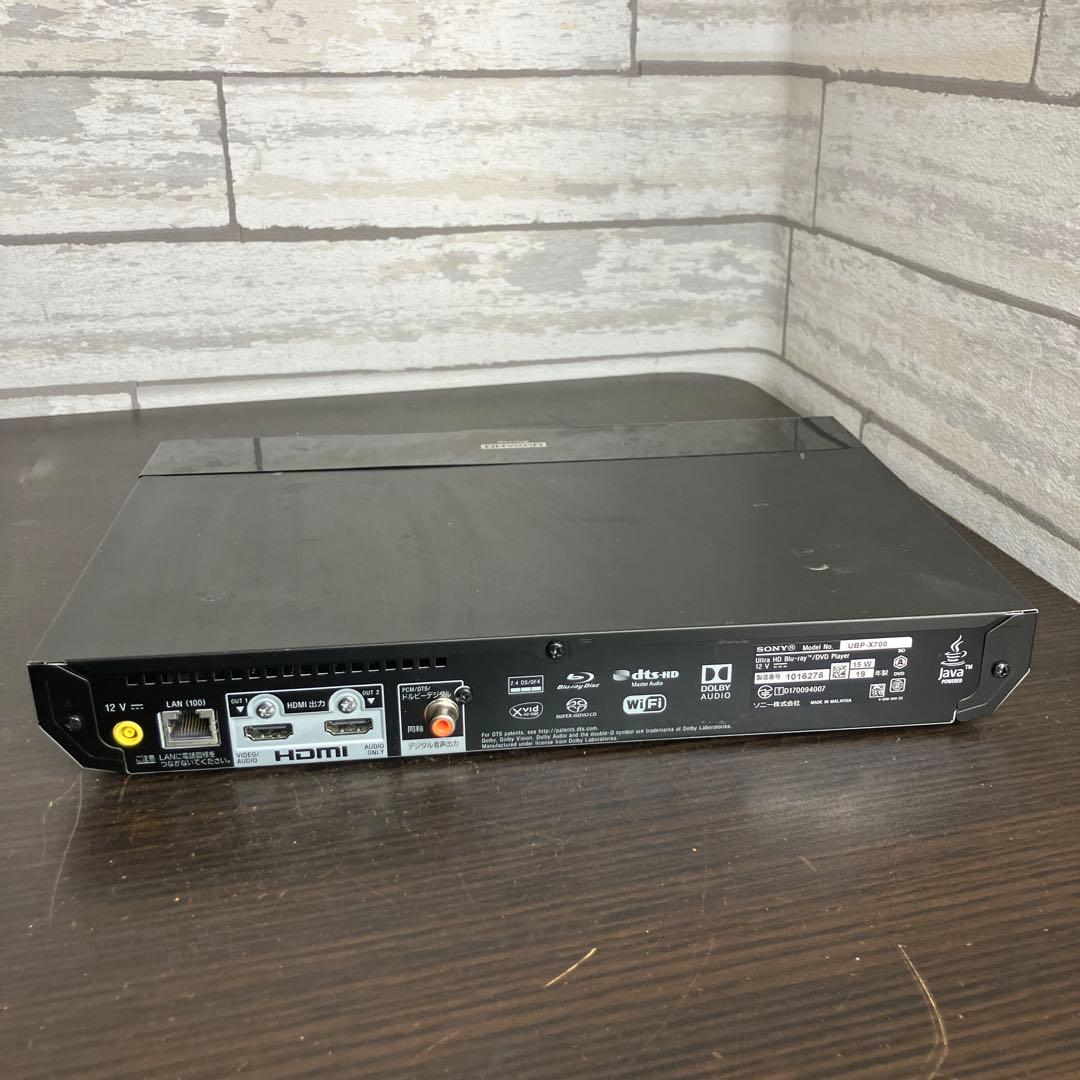 SONY　UBP-X700　ブルーレイプレーヤー 本体のみ