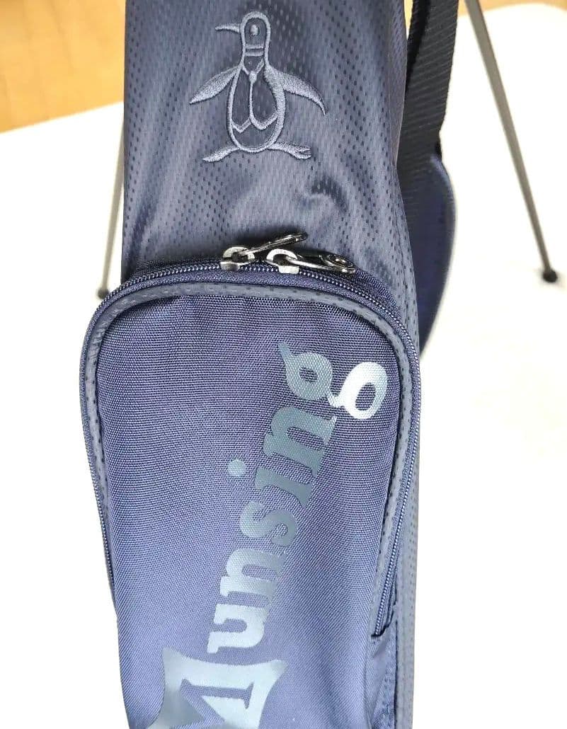 【お値下げ】【美品】【マンシングウェア】セルフスタンド．ゴルフクラブケース