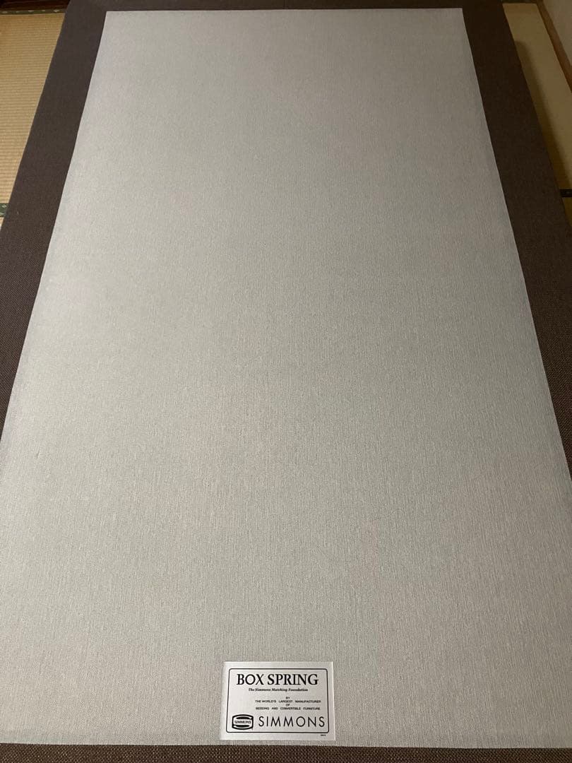 【りんご様】シモンズ ボックススプリング セミダブル