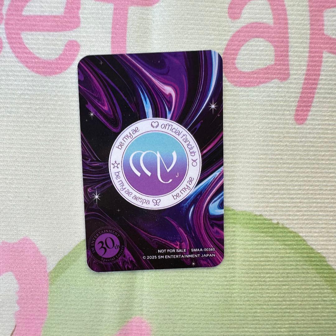 aespa SM Anniversary 30th 抽選 当選トレカ ウィンター