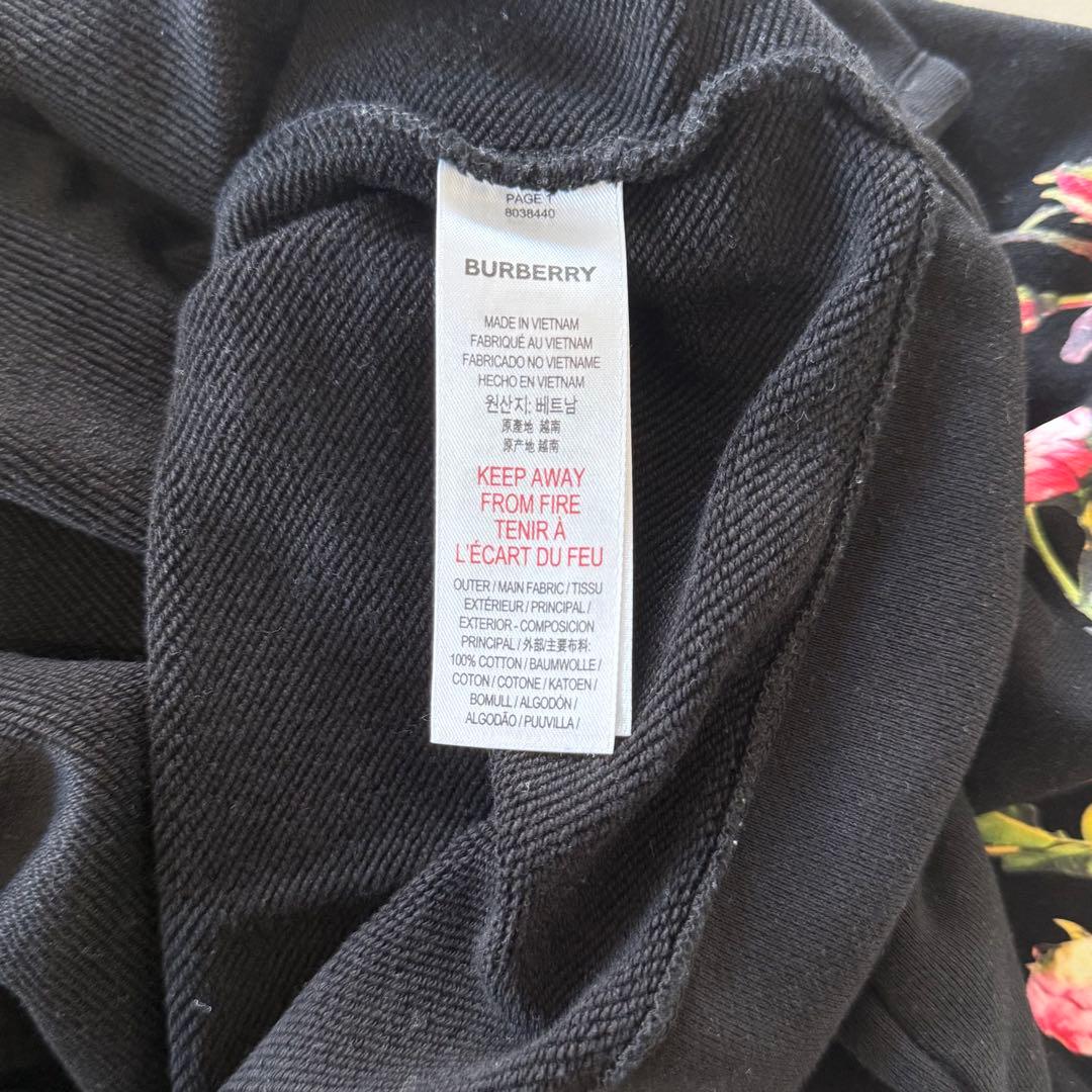 BURBERRY バーバリー レディース フラワー トレーナー S相当