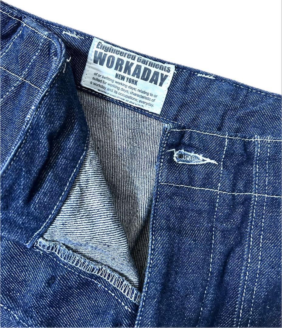 EG WORKADAY ワーカデイ　FATIGUE PANT コーンデニム　M