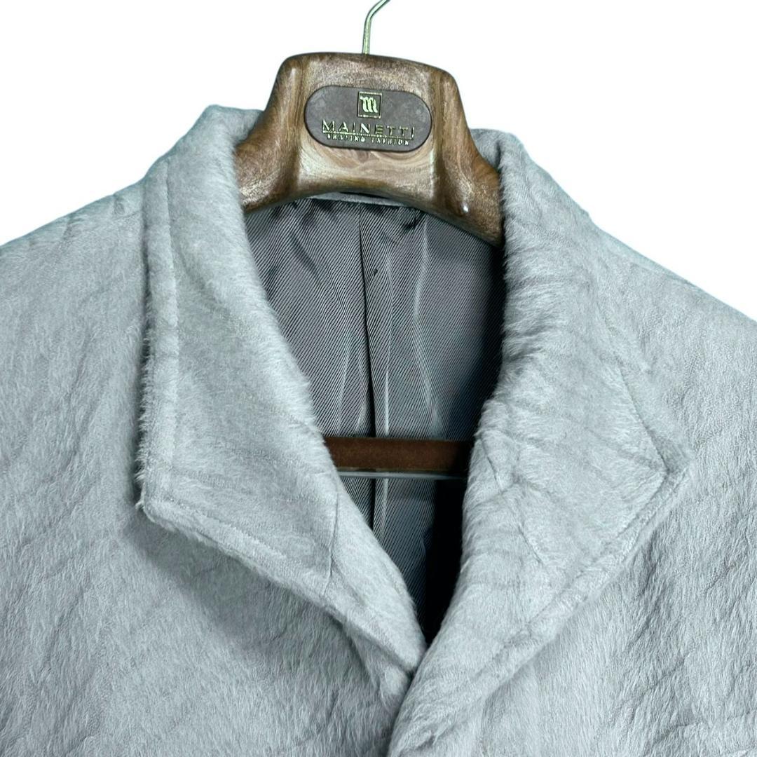 希少 スーリーアルパカ72% メンズティノラス 超ロングコート XL 難有