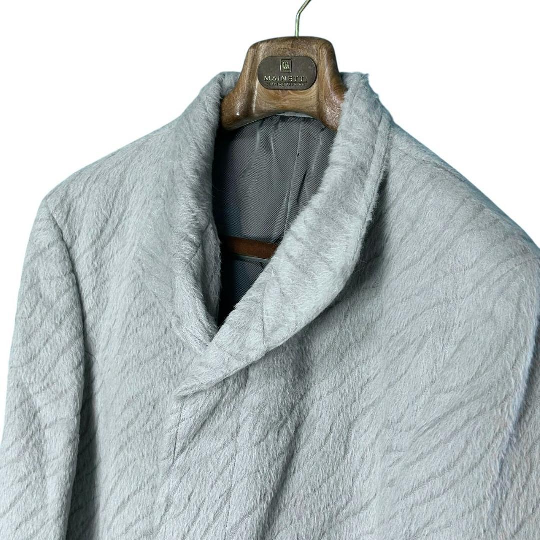 希少 スーリーアルパカ72% メンズティノラス 超ロングコート XL 難有