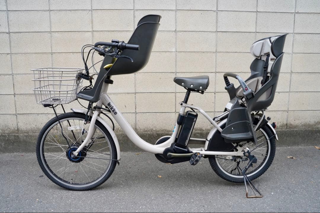 電動自転車 ブリヂストン bikke 20インチ 子供乗せ 中古 060907