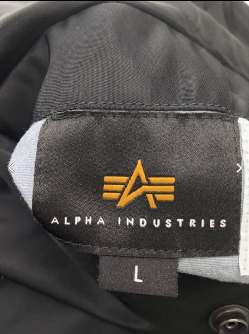 【美品】【Lサイズ】【アルファ】【MA-1】【人気ブラック】
