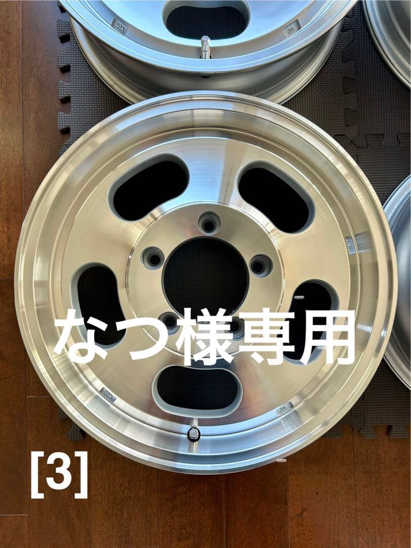なつ専用 ジムニー MLJ-Dスロット16inアルミホイール《2本1セット》