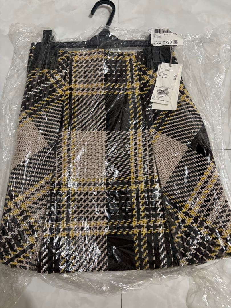 ロービングチェックミニスカート　snidel 新品未使用