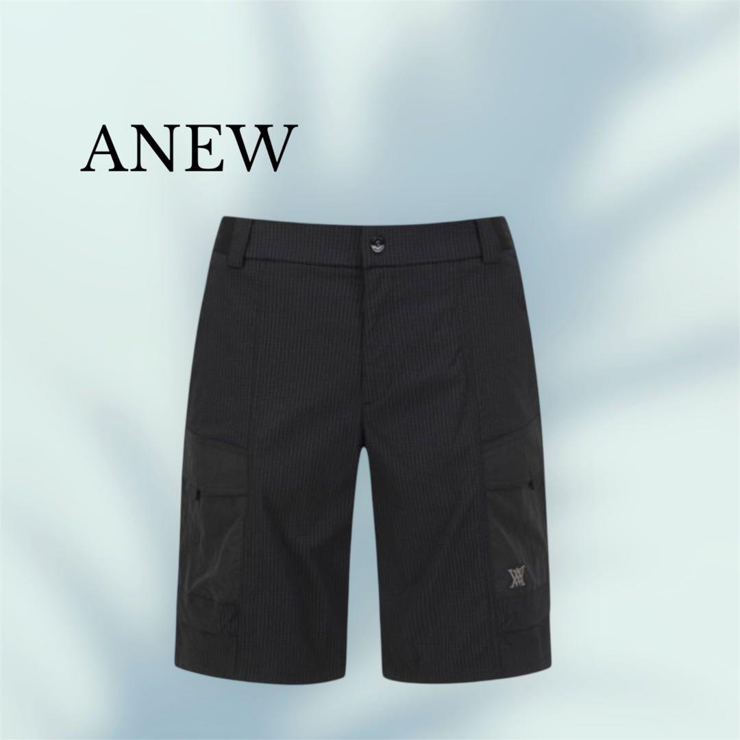 完売品⭐️新品タグ付き❤️Ｍ　ANEW メンズ ショートパンツ ブラックセットアップ