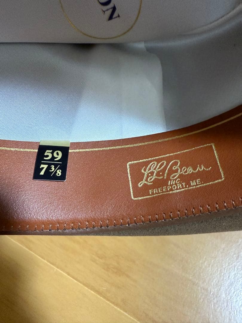 Stetson エルエルビーン ウールブラウンハット 59 7/8